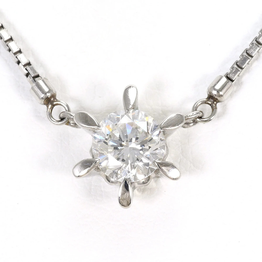 VINTAGE Silver Diamond Necklace